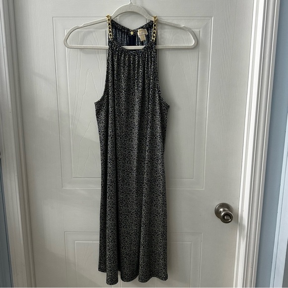 Michael Kors Dresses & Skirts - Michael Kors Chain Strap Midi Dress M – Y2K Resortwear Glam Floral